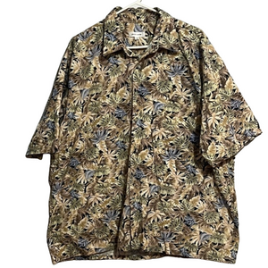 Pierre Cardin xxl button up resort cruise Hawaii vacay travel vintage‎